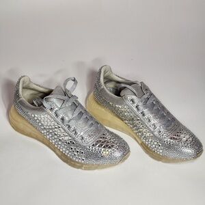 Steve Madden Silver Crystal Women's Sneakers